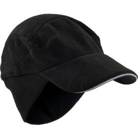 Ergodyne® N-Ferno® 6807 Winter Baseball Cap w/ Ear Flaps Black 16965