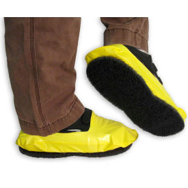 PAWS Vinyl Stripping Shoe Covers Men's Yellow Size 12+ 1 Pair 13033