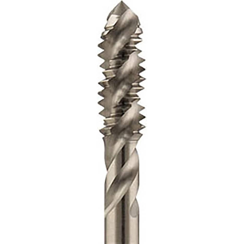 Spiral Flute Tap:  M48x3,  Metric,  4 Flute,  2-1/2,  2B Class of Fit,  Vanadium High-Speed Steel,  Bright/Uncoated Finish MPN:SS048S9NEB