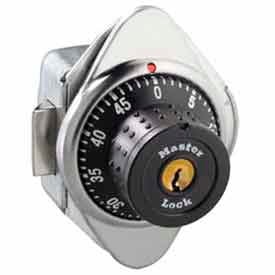 Master Lock® No. 1654MD Built-In Combo Lock for Horizontal Latch Box Locker - Metal Dial - RH 4MD165