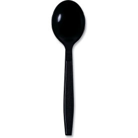 Boardwalk® Heavyweight Wrapped Polypropylene Cutlery Soup Spoon Black 1000/case BWKSSHWPPBIW