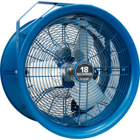 Patterson Fan 18 High Velocity Drum Fan w/ Yoke Mount 230/460V 3800 CFM 1/2 HP 3-Phase H18B