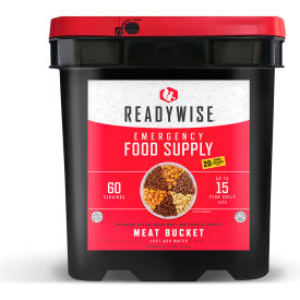 ReadyWise 07-702 Gourmet Freeze Dried Meat 60 Servings and 20 Rice Servings 07-702