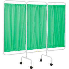 R&B Wire Products Three Panel Mobile Medical Privacy Screen 81