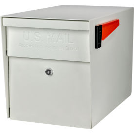 Mail Boss Locking Security Curbside Mailbox White 7107