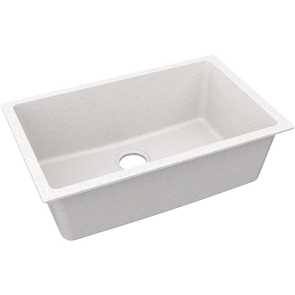 Sinks, Type: Undermount , Mounting Location: Countertop , Number Of Bowls: 1 , Material: Quartz , Faucet Included: No  MPN:ELGRU13022WH0