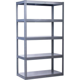 GoVets 5 Shelf High Capacity Boltless Shelving Steel deck Starter 36