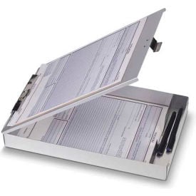 Officemate® Aluminum Storage Clipboard Top Opening 8-1/2