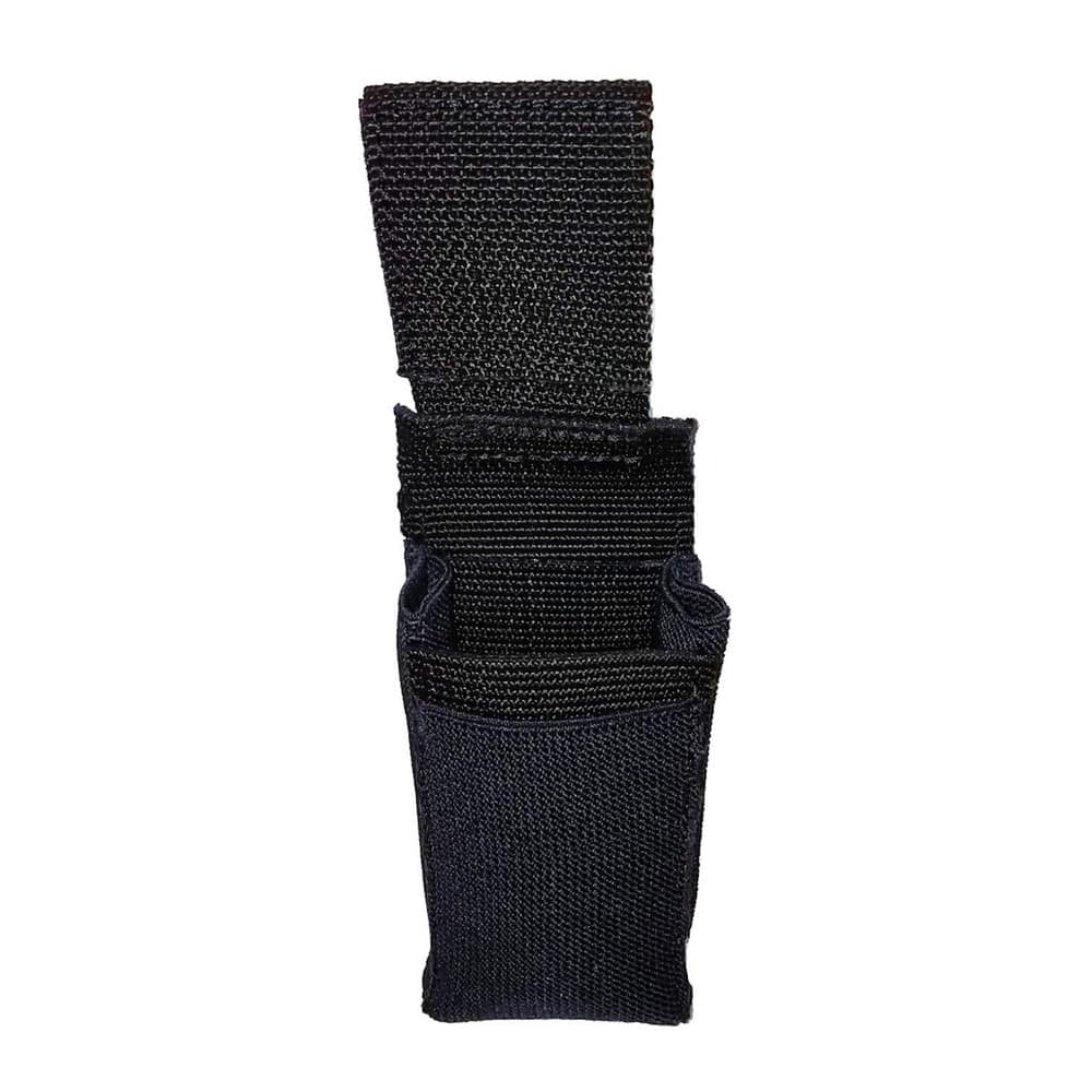 Knife Accessories, Type: Holster , Material: Webbed Nylon , Color: Black , Overall Width: 3 , Overall Height: 1.5000  MPN:9521.08