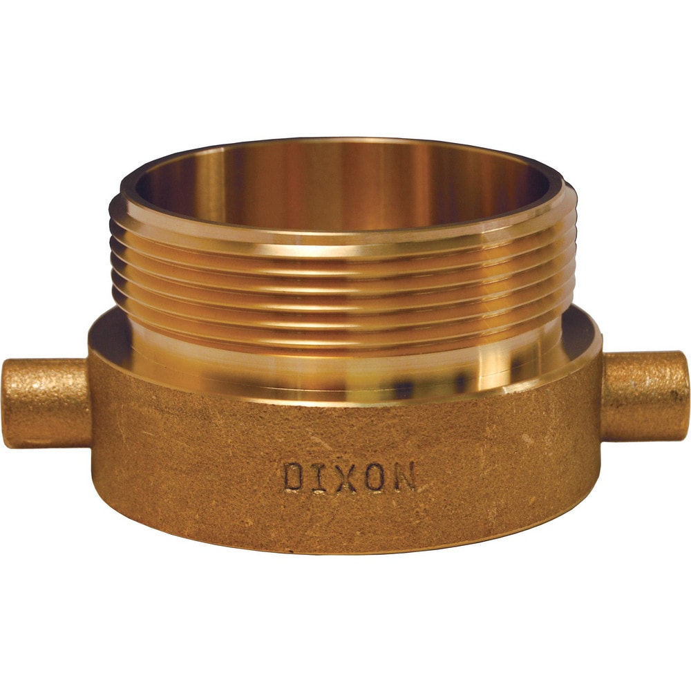 Hydrant Adapters, Thread Size: 2-1/2 FNST x 3 MNPT , Thread Standard: NST, NPT , Material: Brass , Connection Type: Threaded , Shape: Straight  MPN:HA2530T