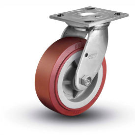 Colson® 4 Series Swivel Plate Caster 4.04109.929 SS - Polyurethane on Polyolefin 4