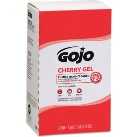 GOJO® Cherry Gel Pumice Hand Cleaner Cherry Scent 2000 ml Refill 4/Carton GOJ729004