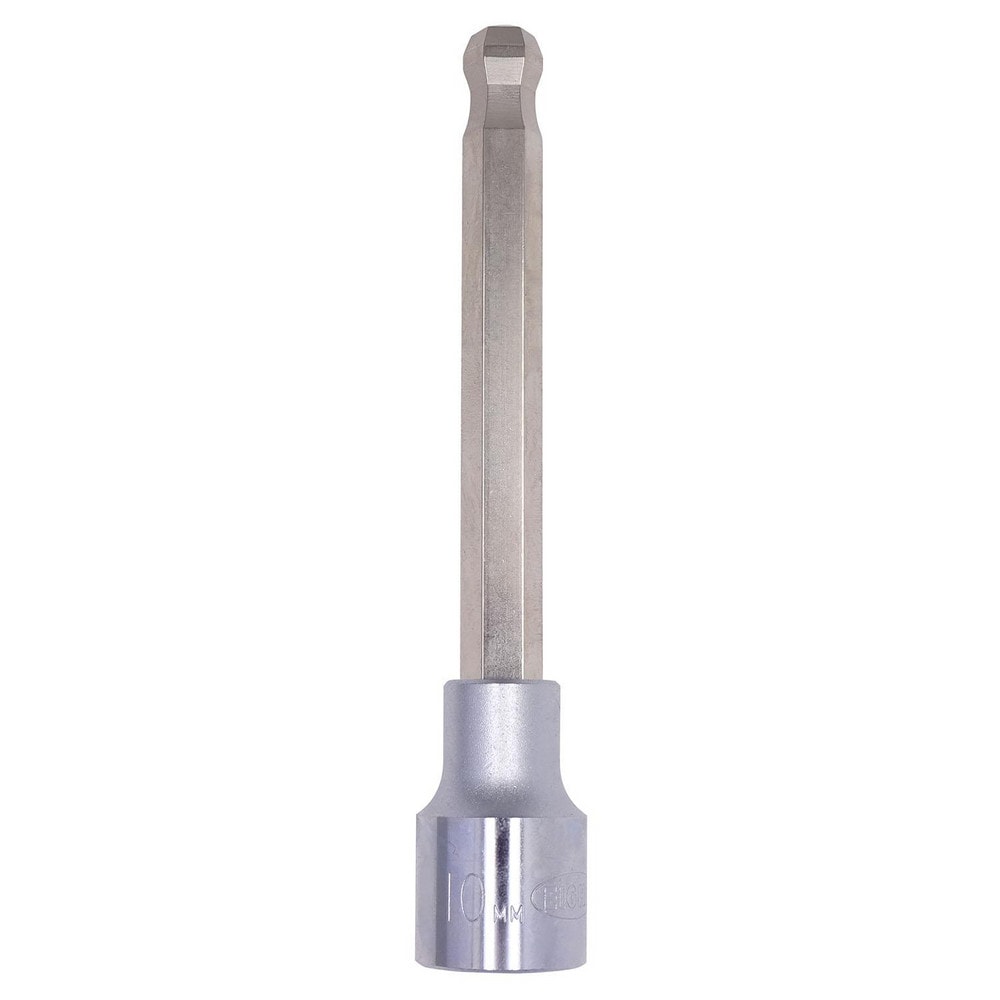 Hand Hex & Torx Bit Sockets, Socket Type: Ball End Socket , Hex Size (mm): 10.000 , Bit Length: 92mm , Insulated: No , Overall Length (Inch): 5-1/8  MPN:21TB-10