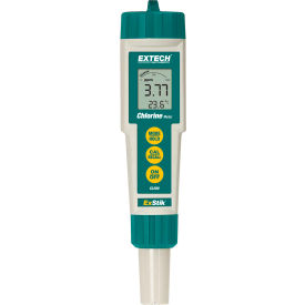 Extech CL200 ExStik® Chlorine Meter Submersed In Sample Cup W/ExTab Reagent Tablets CL200