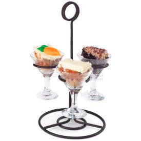 Vollrath® Circular Wire Flight Caddy WR-1027-06 Hold 3 Glasses 7