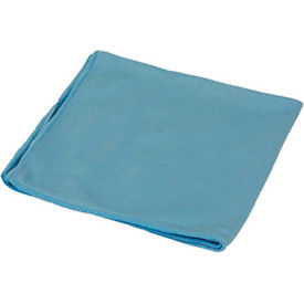 O-Cedar Commercial MaxiPlus® Microfiber Glass & Mirror Cloths Blue - 96064 - Pkg Qty 12 96064