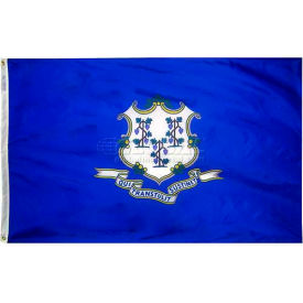 4X6 Ft. 100 Nylon Connecticut State Flag 140770