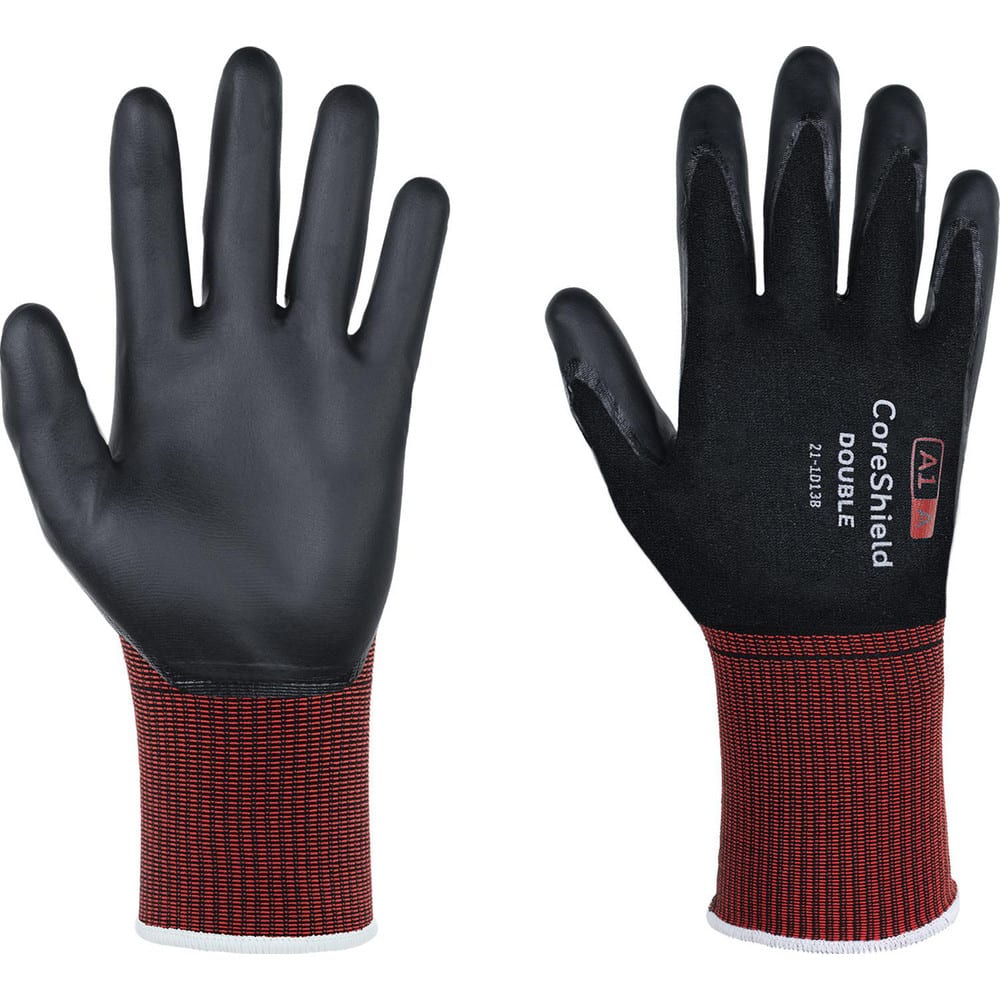 Cut & Puncture Resistant Gloves, Coating Material: Micro-Foam Nitrile , Coating Coverage: Palm , Glove Type: Cut-Resistant , ANSI/ISEA Cut Resistance Level: 1  MPN:21-1D13B-9/L