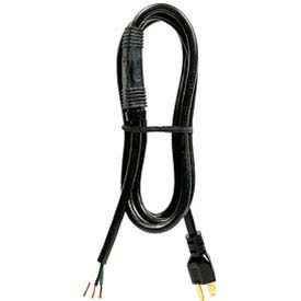 Carol 01364.70.01 8.2' Sjt Power Supply Replacement Cord 18awg 10a/125v - Black - Pkg Qty 50 - Pkg Qty 50 01364.70.01