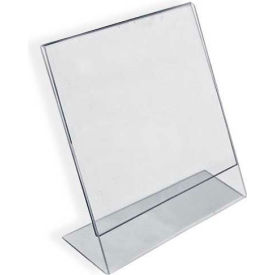 Approved 112741 Vertical Slanted L-Shaped Acrylic Sign Holder 2