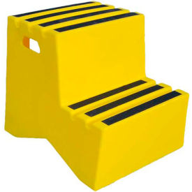 2 Step Plastic Step Stand - Yellow 21