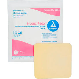 Dynarex FoamFlex™ Non Adhesive Waterproof Foam Dressing 4