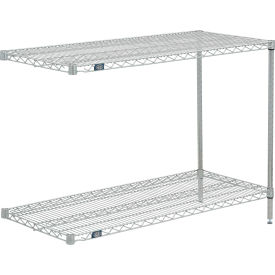 Nexel® 2 Shelf Poly-Z-Brite® Wire Shelving Unit Add On 24