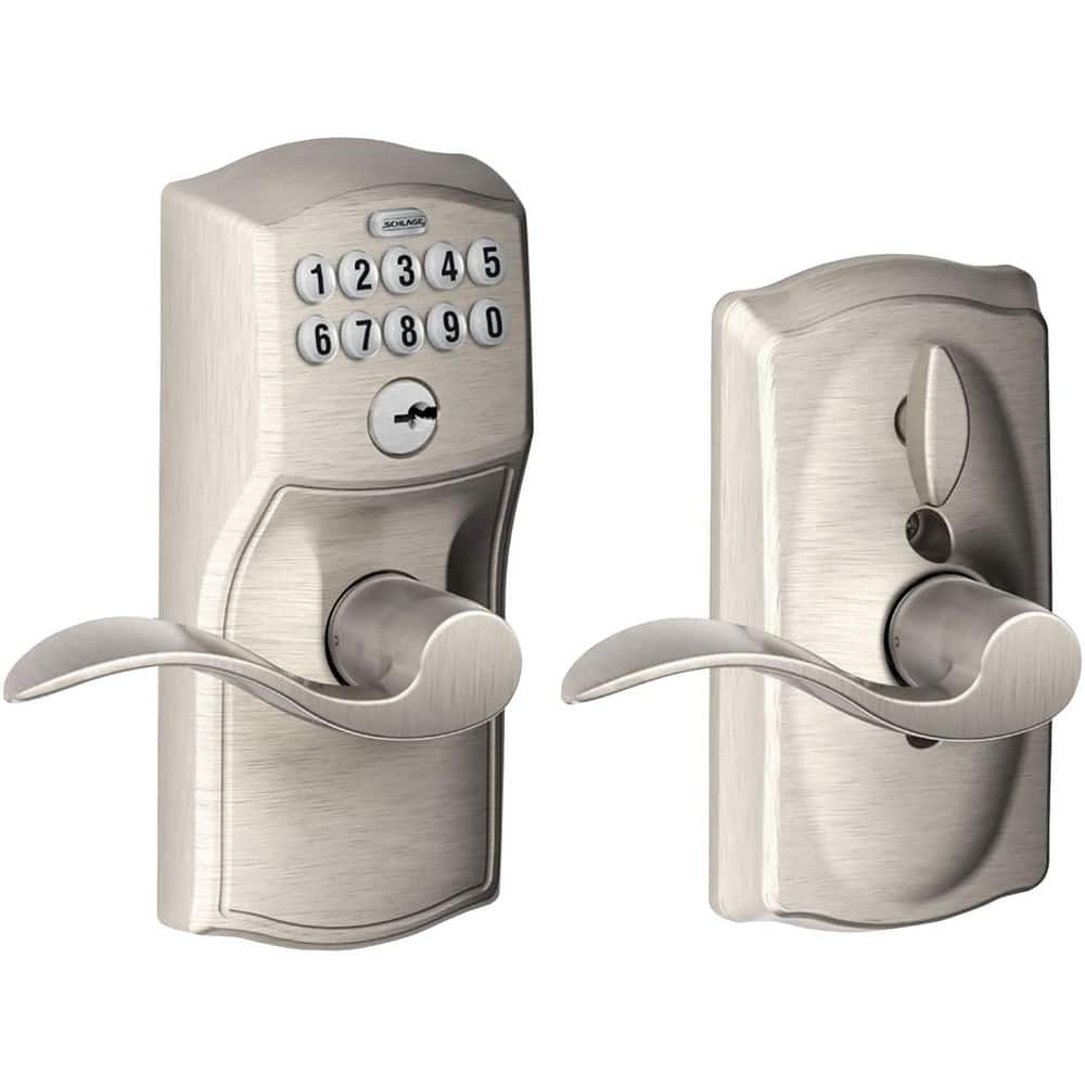 Lever Locksets, Lockset Type: Entrance , Key Type: Keyed Different , Back Set: 2-3/4 (Inch), Cylinder Type: Conventional , Material: Metal  MPN:FE595 CAM619ACC