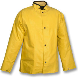 Tingley® J12207 Magnaprene™ Storm Fly Front Jacket Yellow Hood Snaps 2XL J12207.2X