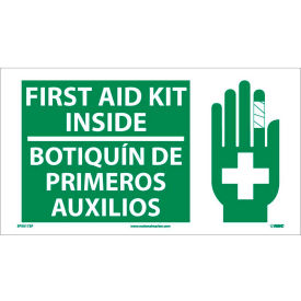 Bilingual Vinyl Sign - First Aid Kit Inside SPSA172P