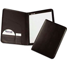 Samsill 70810 Professional Pad Holder Storage Pockets/Card Slots Writing Pad Black 70810