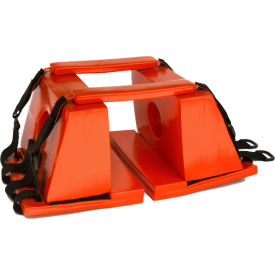 Kemp USA Scoop Stretcher Head Immobilizer Orange 10-010-ORG