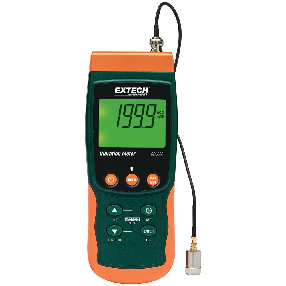 Vibration Meters, Meter Type: Vibration Meter Datalogger , Vibration Measurement Range: 1-10 , Display Type: LCD , Measures: Velocity  MPN:SDL800-NIST