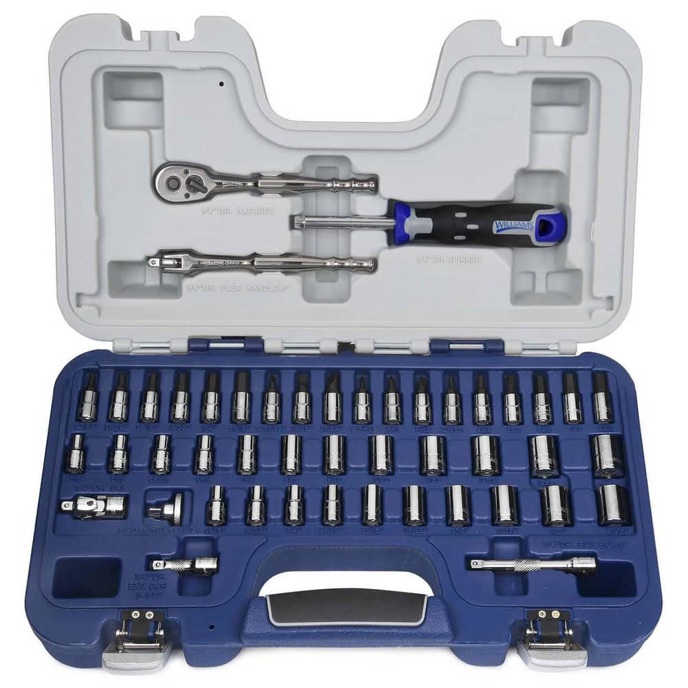 Socket Sets, Set Type: Socket Set , Drive Size: 1/4 , Maximum Socket Depth (Decimal Inch): 0.5625 , Maximum Socket Depth (mm): 14.00  MPN:JHW50601B