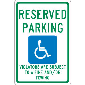 NMC TMS325G Traffic Sign Reserved Parking New Mexico 18