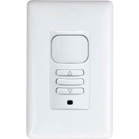 Hubbell LightHawk PIR Dimming Wall Switch Occupancy Sensor White LHDMIRS3-N-WH