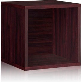 Way Basics Stackable Large Storage Cube Espresso BS-SCUBE-EO