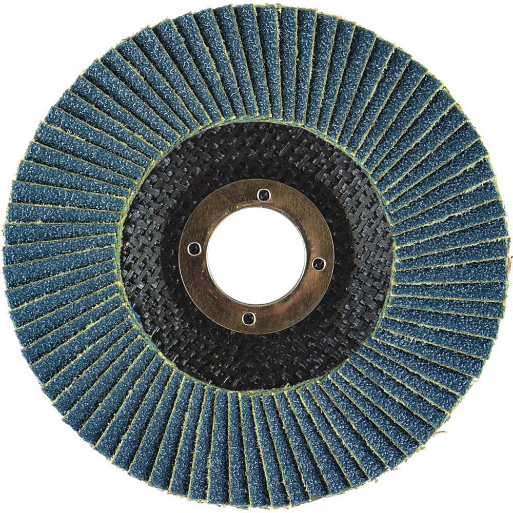 Flap Discs, Disc Diameter: 4.5 , Center Hole Size: 7/8 , Flap Disc Type: Type 29 , Grit: 40 , Grade: Coarse  MPN:87-10824AF