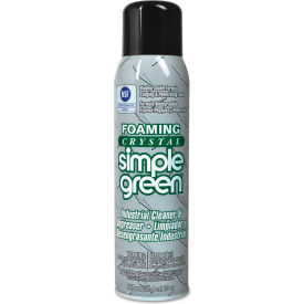 Simple Green® Foaming Crystal Industrial Cleaner and Degreaser 20 oz. Aerosol 12 Cans/Case 0610001219010