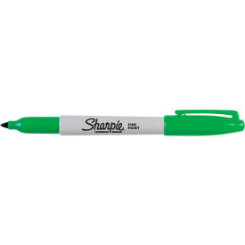 Sharpie® Permanent Marker Fine Point Green Ink 12/Pack 30004