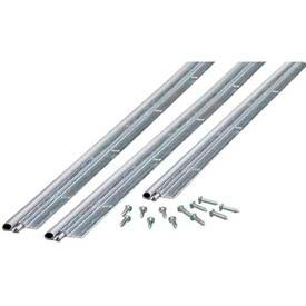 M-D Flat Profile Door Jamb Weatherstrip 3 Piece Kit 01438 Aluminum  includes hardware for install 01438