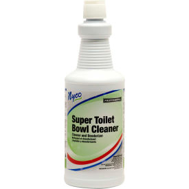 Nyco HCL Super Toilet Bowl Cleaner Acidic Scent 32 oz. Bottle 12/Case - NL065-Q12 65-Q12NL0