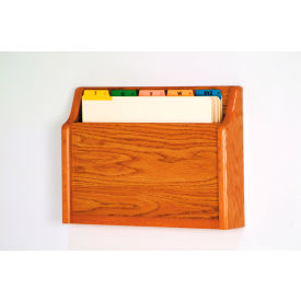 Single Pocket Chart Holder - Medium Oak CH15-1MO