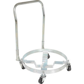 Steel Multipurpose Quad Drum Dolly W/ Handle 1200 lb. Capacity DRUM-QUAD-C-HDL