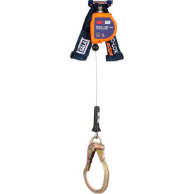 3M DBI-SALA Nano-Lok Edge Self-Retracting Lifeline Galvanized Cable & Steel Rebar Lock Hook 8'L 3500290