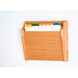 Single Tapered Pocket Chart Holder - Light Oak CH14-1LO