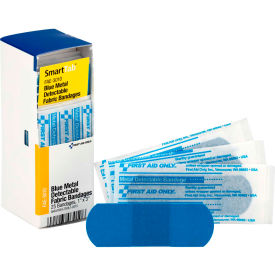 First Aid Only FAE-3010 SmartCompliance Refill Metal Detectable Bandages Blue 1