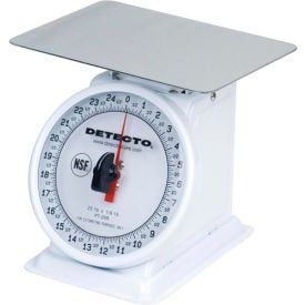 Detecto PT-25 Top Load Scale 25 x 1/8lb W/ Enamel Finish 6