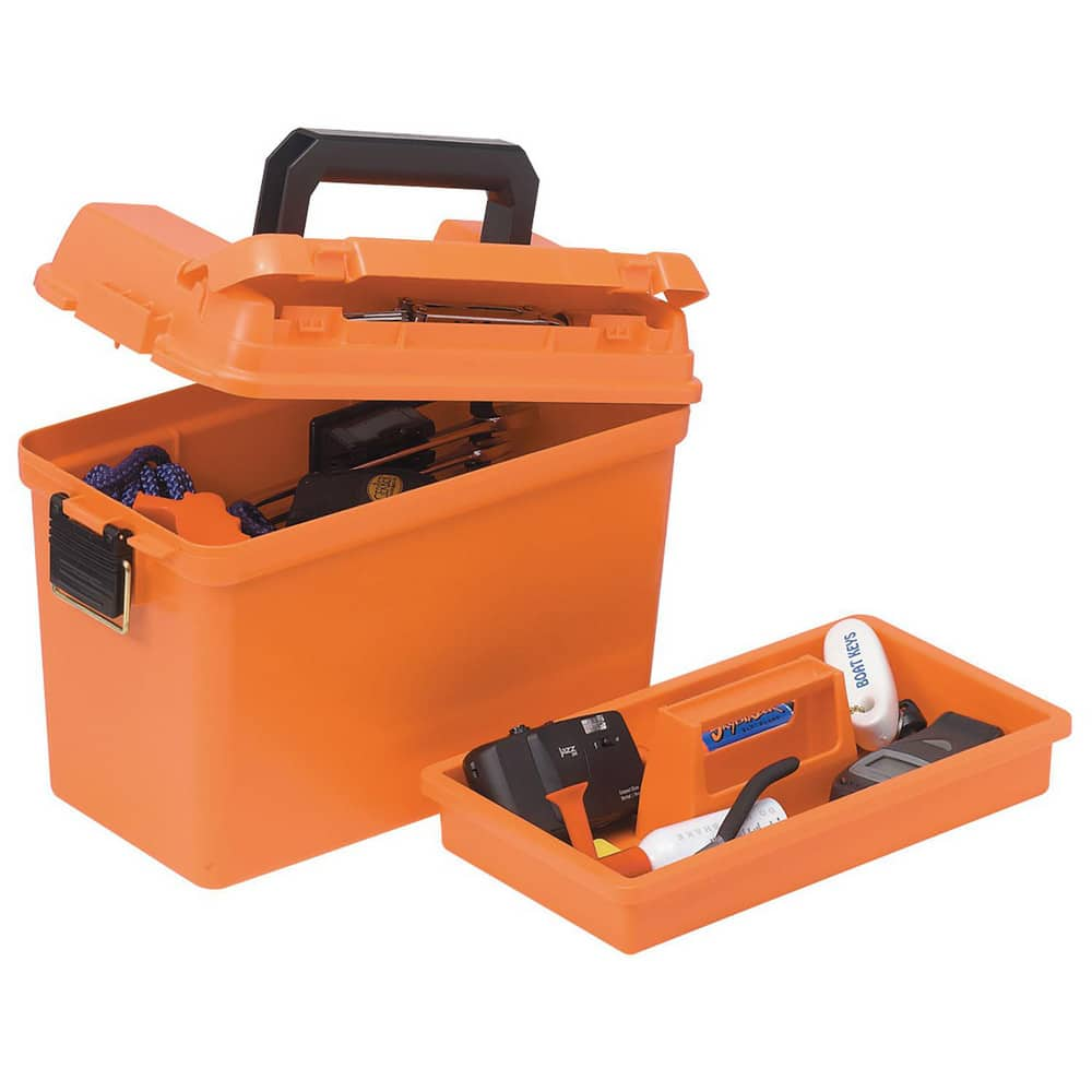 Tool Boxes, Cases & Chests, Color: Orange , Material: Plastic , Overall Height: 13in , Overall Depth: 10in  MPN:181250