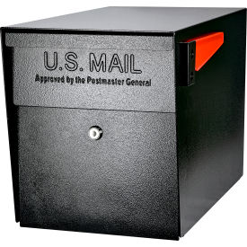 Mail Boss Locking Security Curbside Mailbox Black 7106